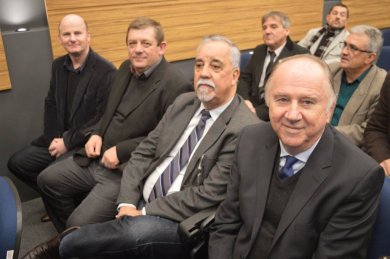 Presidente da AMAJA, Sergio A. Lasch prestigia aniversário da FAMURS.