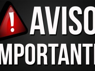 AVISO IMPORTANTE