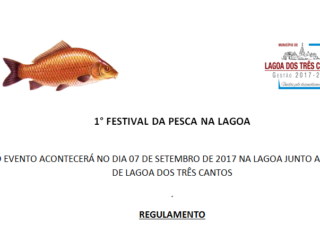 Confira o Regulamento do 1° FESTIVAL DA PESCA NA LAGOA