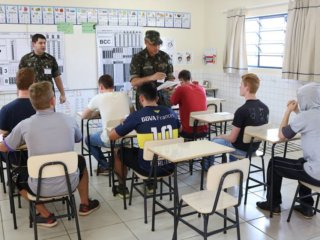 Inspeção Militar foi realizada em Lagoa dos Três Cantos