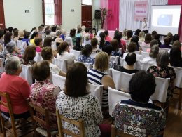 Outubro Rosa: encontro destacou a importância dos cuidados com a saúde da mulher