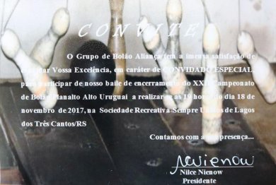 Baile de encerramento do XXII Campeonato de Bolão Planalto Alto Uruguai