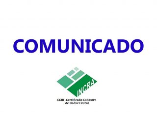 Prezado agricultor esta disponível o CCIR 2017 (INCRA)