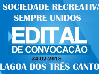EDITAL DE CONVOCAÇÃO PARA ASSEMBLEIA GERAL ORDINÁRIA