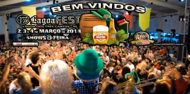 17ª Lagoa Fest iniciará nesta sexta-feira 02 de março em Lagoa dos Três Cantos