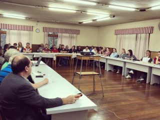 Coordenadores do Grupo Folclórico Cultivo do Passado participaram da Assembleia da Associação Cultural Gramado