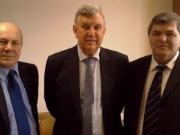 Prefeito de Lagoa dos Três Cantos esteve Brasília acompanhado do Presidente do Legislativo.