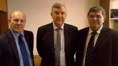Prefeito de Lagoa dos Três Cantos esteve Brasília acompanhado do Presidente do Legislativo.
