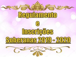 Inscrições para a nova corte do Município estão abertas.