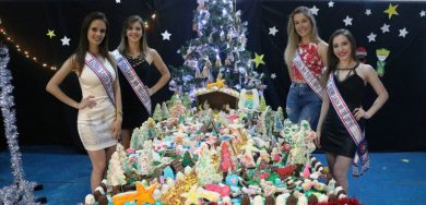 Aberto as Festividades Natalinas com Presépio Comestível