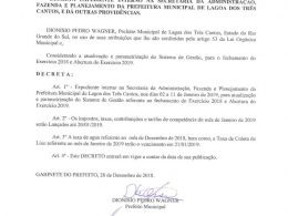 Expediente interno na Secretaria de Administração Fazenda e Planejamento 