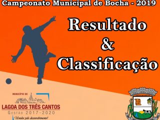RESULTADO DA 3ª RODADA MUNICIPAL BOCHA