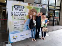 Município esteve participando do 30º Fórum Estadual das Secretarias Municipais de Educação