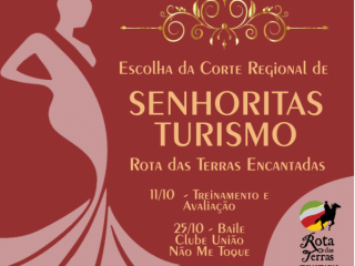 BAILE DE ESCOLHA DA CORTE DE SENHORITAS TURISMO DA ROTA DAS TERRAS ENCANTADAS