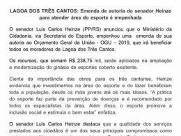 AMPLIAÇÃO E MODERNIZAÇÃO DO GINÁSIO DE ESPORTES