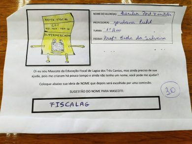ACONTECEU A 2ª FASE DO CONCURSO DO MASCOTE DA EDUCAÇÃO FISCAL
