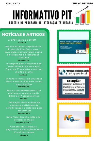 Está disponível para download o Informativo PIT nº 2 de Julho/2020