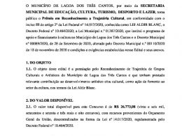 Prêmio em Reconhecimento a Trajetória Cultural