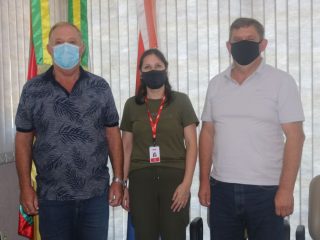 Consultoria da RGE esteve em Lagoa dos Três Cantos para audiência com a administração