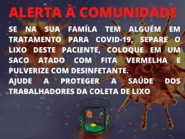 Alerta à comunidade