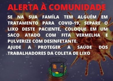 Alerta à comunidade