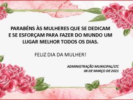 Homenagem da administração municipal de Lagoa dos Três Cantos