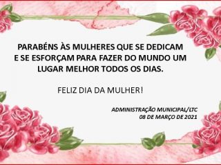 Homenagem da administração municipal de Lagoa dos Três Cantos