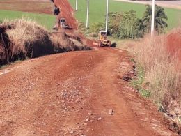 Secretaria de Obras retoma o trabalho de recuperação de estradas