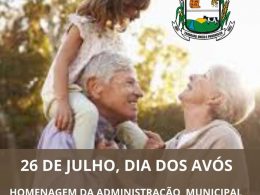 Felicitações aos avós pela passagem de seu dia
