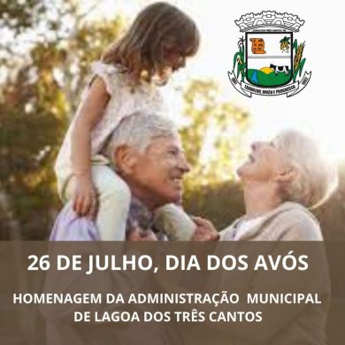 Felicitações aos avós pela passagem de seu dia