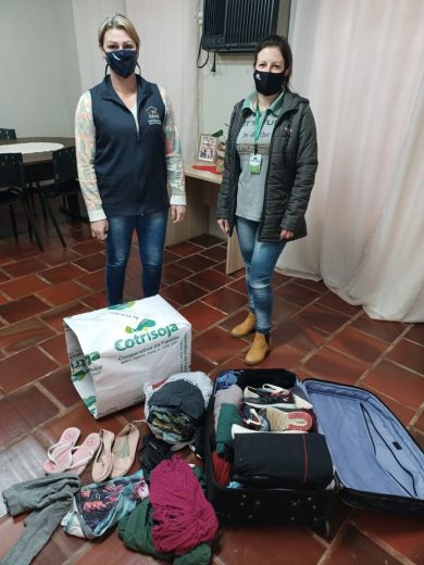 Assistência Social de Lagoa dos Três Cantos recebeu doações de associados da Cotrisoja