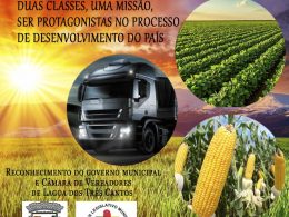 Mensagem do governo Municipal e Câmara de Vereadores de Lagoa dos Três Cantos