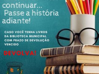 Recado da Biblioteca Municipal