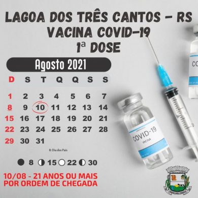 Nesta terça tem vacinação contra a Covid