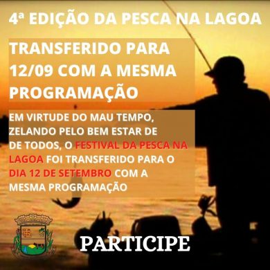 4ª edição do Festival da Pesca na Lagoa foi transferido