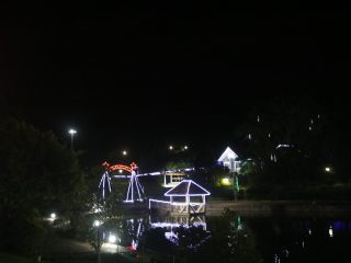 As luzes do Natal na Lagoa