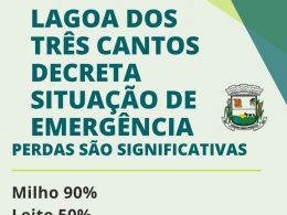 Lagoa dos Três Cantos está em Situação de Emergência