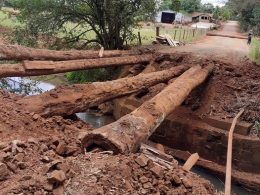 Projeto de construção de pontes no interior de Lagoa dos Três Cantos entra na 2ª etapa