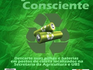 Descarte correto pilhas e baterias