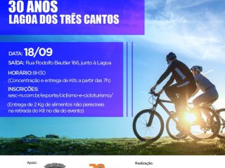 Últimas vagas para o Cicloturismo em Lagoa dos Três Cantos