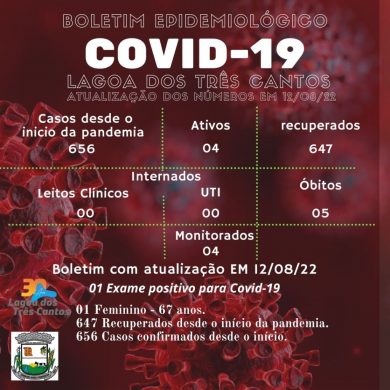 Fonte: Secretaria da Saúde/Ala Covid