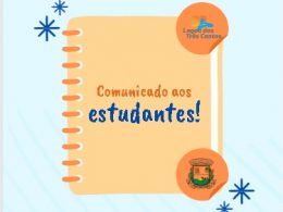 Comunicado aos Estudantes de Lagoa dos Três Cantos