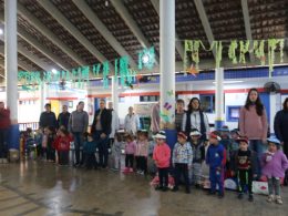 Abertura da Semana da Pátria em Lagoa dos Três Cantos. Hora Cívica foi na EMEI Rainha