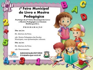 2ª Feira Municipal do Livro e Mostra Pedagógica