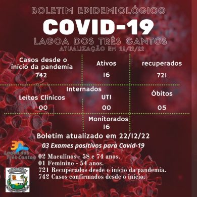 Fonte: Secretaria da Saúde/Ala Covid