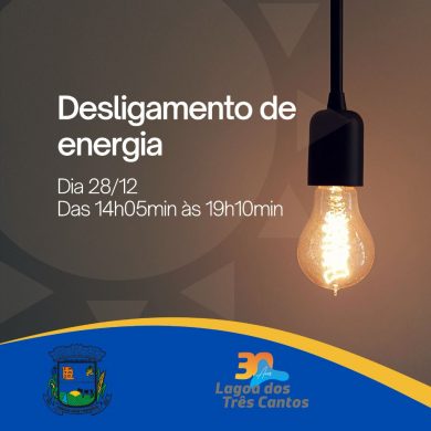 RGE agenda desligamento em Lagoa dos Três Cantos na antevéspera do Natal. Executivo e Câmara de Vereadores propõem e nova data é marcada