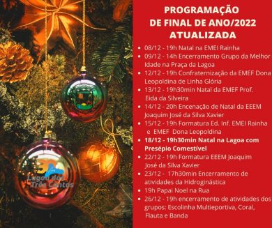 Programação especial de fim de ano atualizada