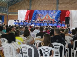 Formatura dos alunos da pré-escola da EMEI Rainha e EMEF Dona Leopoldina