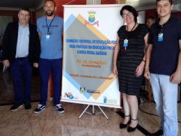 Município de Lagoa dos Três Cantos foi representado no Seminário Regional de Educação Fiscal, Boas Práticas em Educação Fiscal e Nota Fiscal Gaúcha