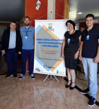 Município de Lagoa dos Três Cantos foi representado no Seminário Regional de Educação Fiscal, Boas Práticas em Educação Fiscal e Nota Fiscal Gaúcha